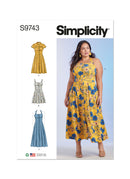 Simplicity Sewing Pattern S9743 WOMEN'S DRESSES-1
