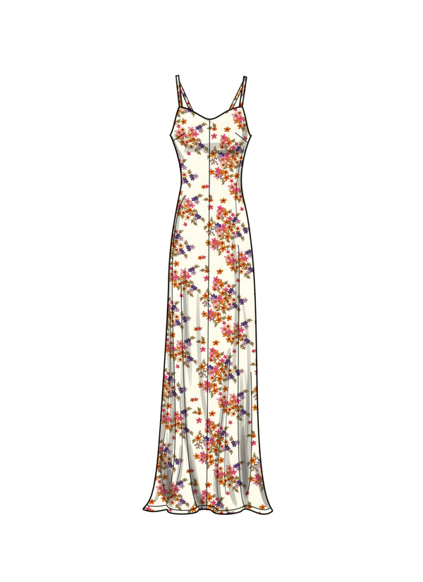 Simplicity Sewing Pattern S9745 MISSES' SLIP DRESS IN THREE LENGTHS