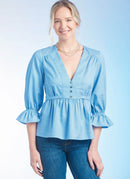 Simplicity Sewing Pattern S9748 MISSES' TOP WITH SLEEVE VARIATIONS-8