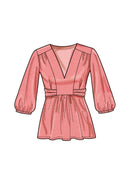 Simplicity Sewing Pattern S9748 MISSES' TOP WITH SLEEVE VARIATIONS-3
