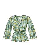 Simplicity Sewing Pattern S9748 MISSES' TOP WITH SLEEVE VARIATIONS-4