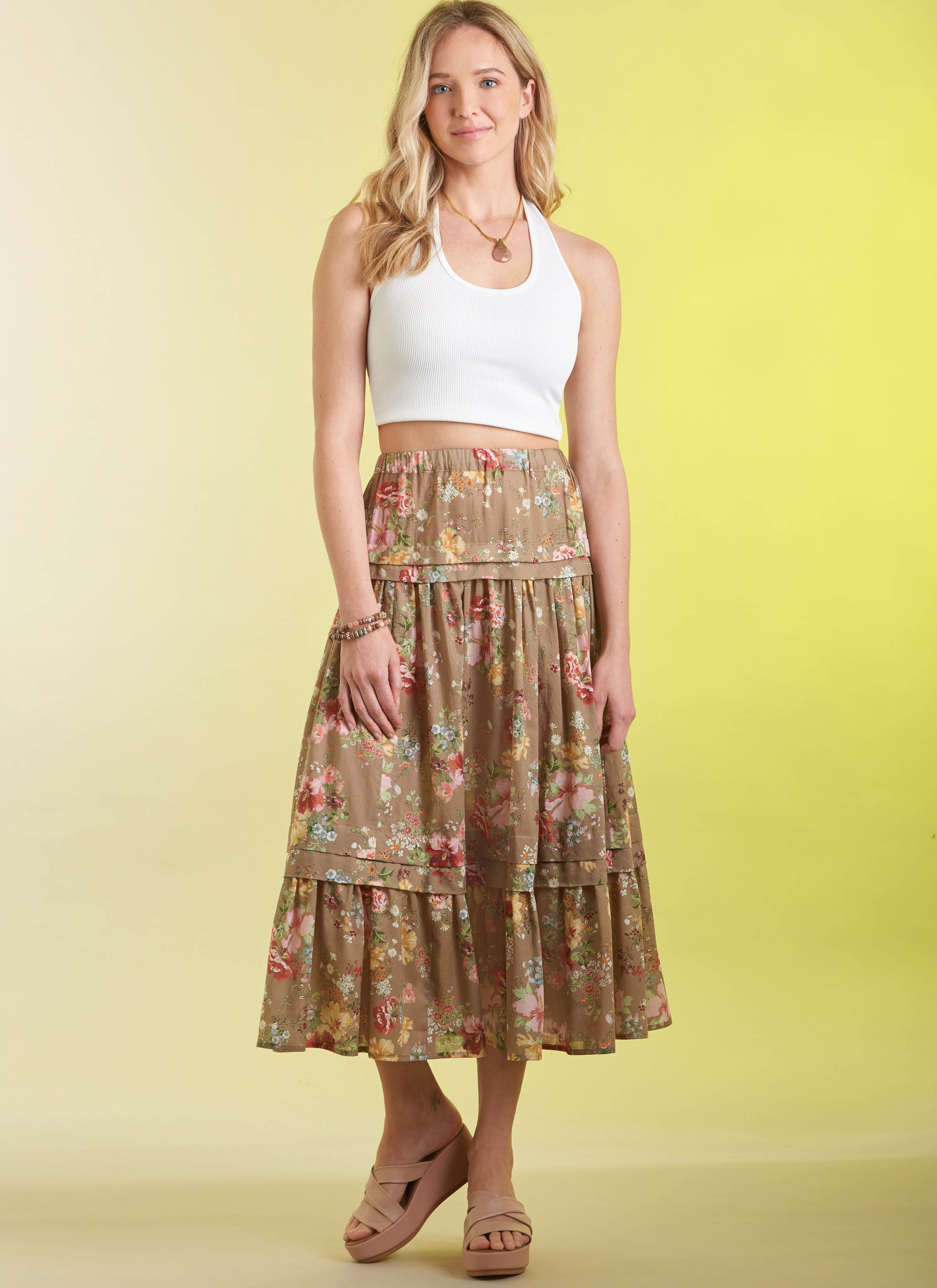 Simplicity Sewing Pattern S9750 MISSES' SKIRT IN THREE LENGTHS