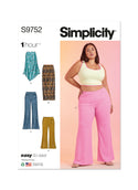 Simplicity Sewing Pattern S9752 WOMEN'S KNIT SKIRTS AND PANTS IN TWO LENGTHS