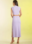 Simplicity Sewing Pattern S9757 MISSES' KNIT TOP AND SKIRT IN TWO LENGTHS