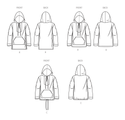 Simplicity Sewing Pattern S9759 CHILDREN'S, TEENS' AND ADULTS' HOODIE