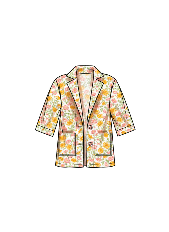 Simplicity Sewing Pattern S9762 CHILDREN'S AND GIRLS' JACKET, PANTS AND SHORTS FOR AMERICAN SEWING GUILD