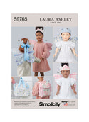 Simplicity Sewing Pattern S9765 CHILDREN'S WINGS IN SIZES S-M-L, CROWN, TOTE, BACKPACK AND WINGS AND CROWN FOR DOLL OR PLUSH ANIMALS BY LAURA ASHLEY