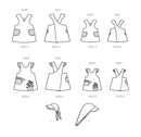 Simplicity Sewing Pattern S9767 CHILDREN'S AND MISSES' WRAP AROUND APRON AND SCARF HAT BY RUBY JEAN'S CLOSET-11