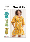 Simplicity Sewing Pattern S9780 MISSES' DRESSES-1