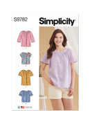 Simplicity Sewing Pattern S9782 MISSES' TOPS-1