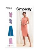 Simplicity Sewing Pattern S9789 MISSES KNIT TOPS, PANTS AND SKIRT