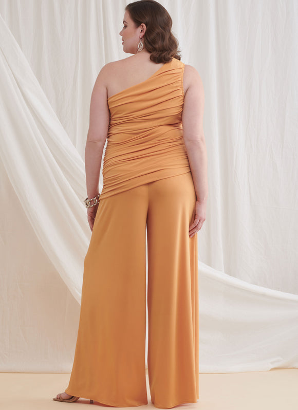 Patrón de costura Simplicity S9790 TOPS, PANTALONES Y FALDAS DE PUNTO PARA MUJER