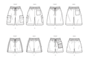 Simplicity Sewing Pattern S9795 UNISEX SHORTS-10