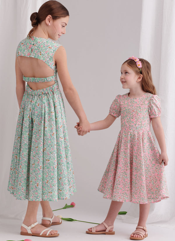 Simplicity Sewing Pattern S9799 CHILDREN'S AND GIRLS' DRESSES