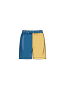 Simplicity Sewing Pattern S9801 GIRLS' AND BOYS' SWEATSHIRTS AND SHORTS-6