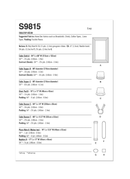 Simplicity Sewing Pattern S9815 TABLETOP DƒCOR-5