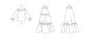 Simplicity Sewing Pattern S9816 MISSES' BLOUSE AND SKIRTS-5