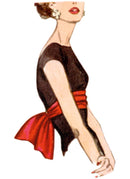 Simplicity Sewing Pattern S9817 MISSES' NECKWEAR, HEADBAND, DICKEY AND SASH-BELT-2