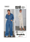 Simplicity Sewing Pattern S9822 MISSES' JUMPSUITS-1