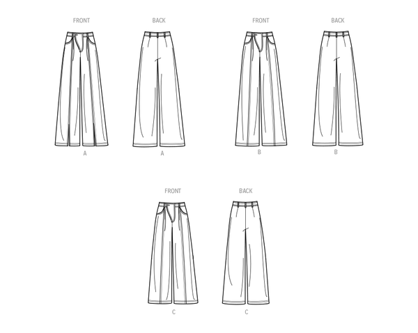 Simplicity Sewing Pattern S9823 MISSES' PANTS