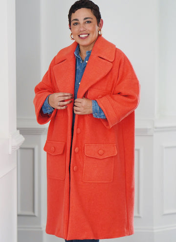 Simplicity Sewing Pattern S9824 MISSES' COAT IN TWO LENGTHS - 0