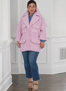 Simplicity Sewing Pattern S9824 MISSES' COAT IN TWO LENGTHS-5