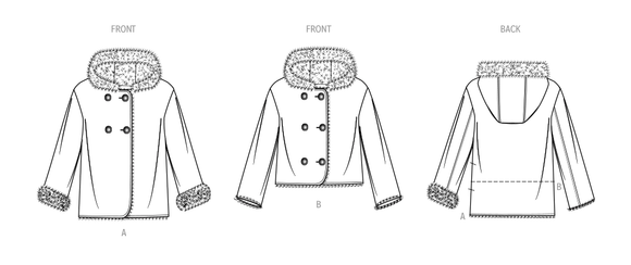 Simplicity Sewing Pattern S9832 GIRLS' AND BOYS' JACKET IN TWO LENGTHS