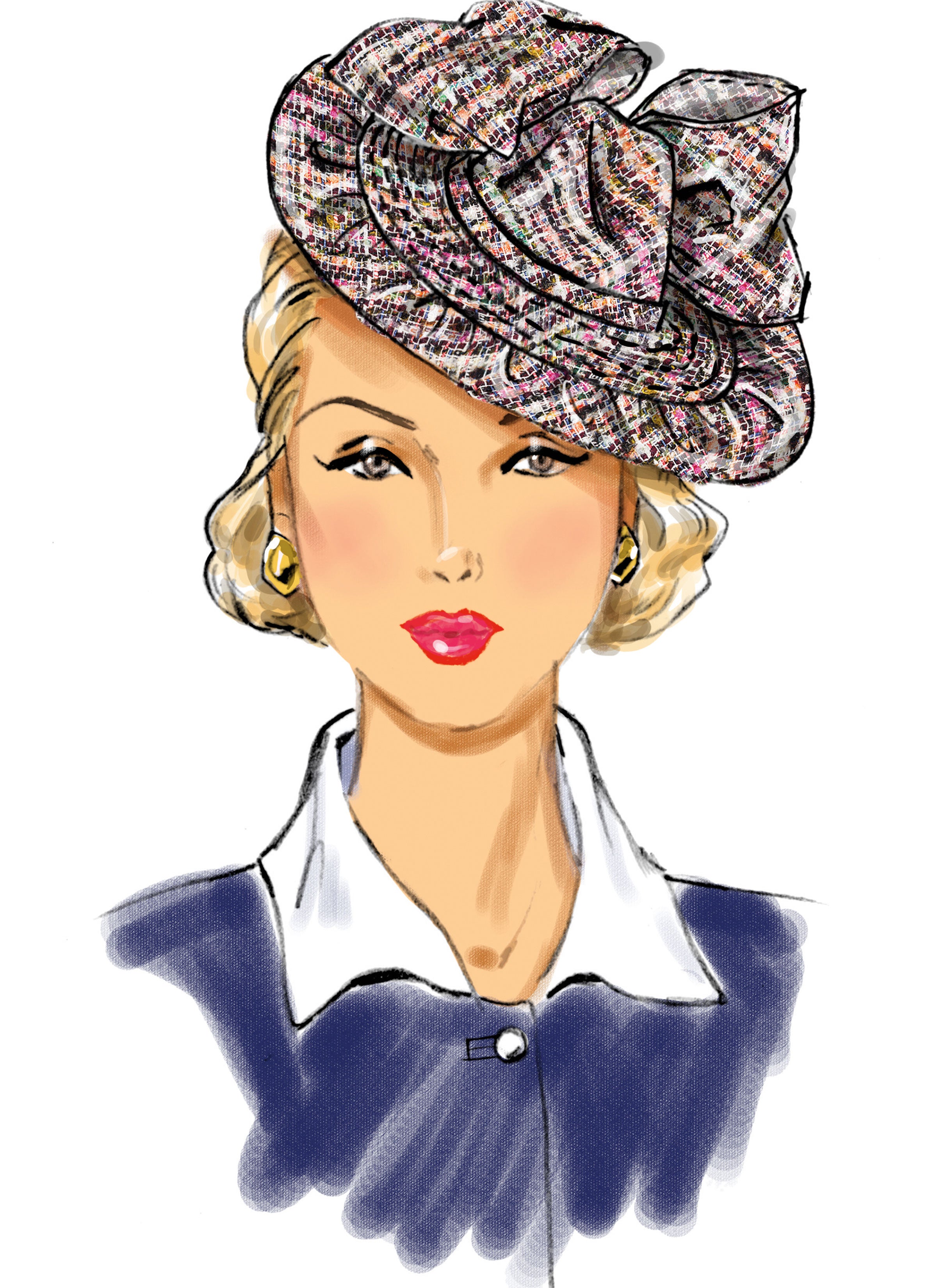 Simplicity Sewing Pattern S9834 MISSES' HATS IN FIVE STYLES