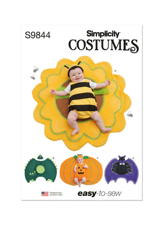 Simplicity Sewing Pattern S9844 BABIES' COSTUMES