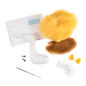 Trimits Needle Felting Kit Giraffe, 9x11.5cm, Includes Wool, Needle, Polystyrene Shapes, Instructions
