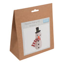 Trimits Needle Felting Kit Ð Christmas Snowman, 4.5x11.5cm, Includes Wool, Felting Needle, Polystyrene Shapes, and Instructions-3