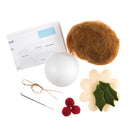 Trimits Needle Felting Kit Ð Christmas Pudding, 4.5x11.5cm, Includes Wool, Felting Needle, Polystyrene Shapes, and Instructions-3