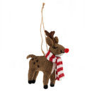 Trimits Needle Felting Kit Ð Christmas Reindeer & Scraf, 4.5x11.5cm, Includes Wool, Felting Needle, Polystyrene Shapes, and Instructions-1