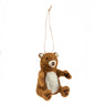 Kit de feutrage à l'aiguille Trimits – Ours en peluche, 9 x 11,5 cm, contient : laine, aiguille, formes en polystyrène, instructions