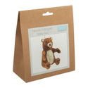 Trimits Needle Felting Kit Ð Teddy Bear, 9x11.5cm, Includes Wool, Needle, Polystyrene Shapes, Instructions