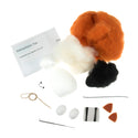 Trimits Needle Felting Kit Ð Fox, 9x11.5cm, Includes Wool, Needle, Polystyrene Shapes, Instructions