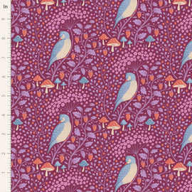 Buy sleepybird-mulberry Tilda Fabrics : 100% Cotton Quilting Hibernation Prints 2023 Collection