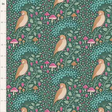 Comprar pajaro-dormilon-lafayette Tilda Fabrics: Colección 2023 de estampados de hibernación para acolchados 100 % algodón