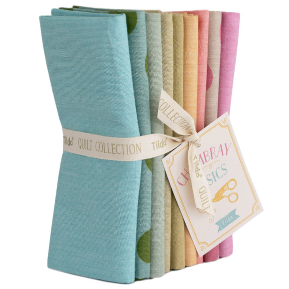 Tilda Chambray Spring Fat Quarter Bundle – Premium Quilting Cotton Bundle