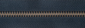 YKK Strong Metal Tooth Open End Zip: 66cm
