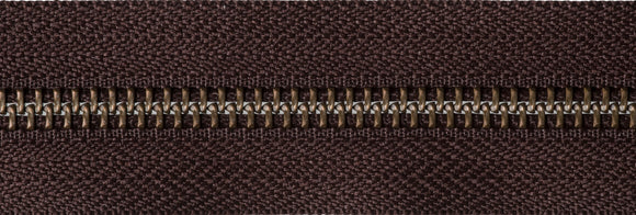 Cremallera de extremo abierto con dientes de metal resistentes YKK: 66 cm