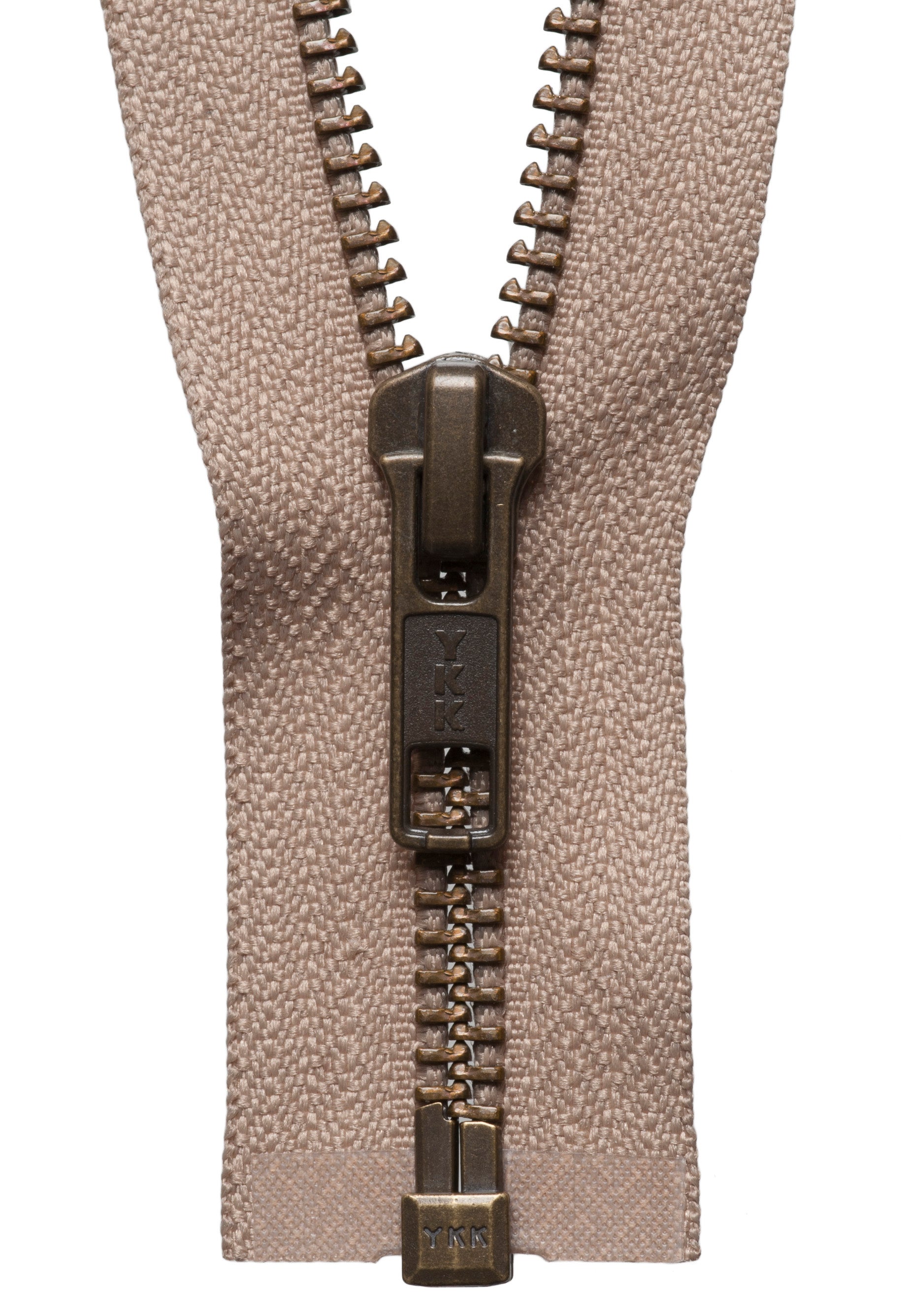 Comprar fawn YKK Strong Metal Tooth Open End Zip: 66cm