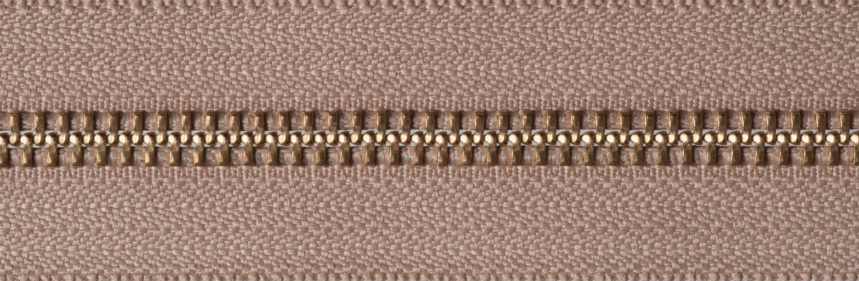 YKK Brass Metal Open End Zip: 66cm | Fabriques