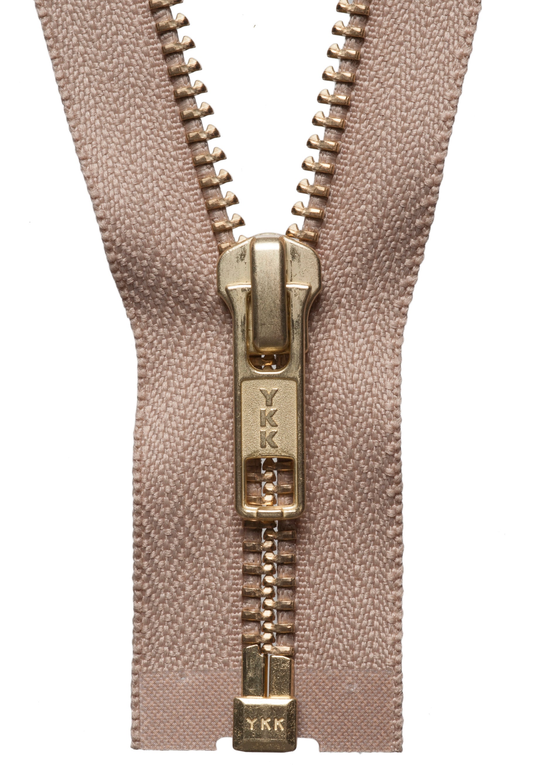 ykkap様 YKK Brass Metal Open End Zip: 66cm | Fabriques