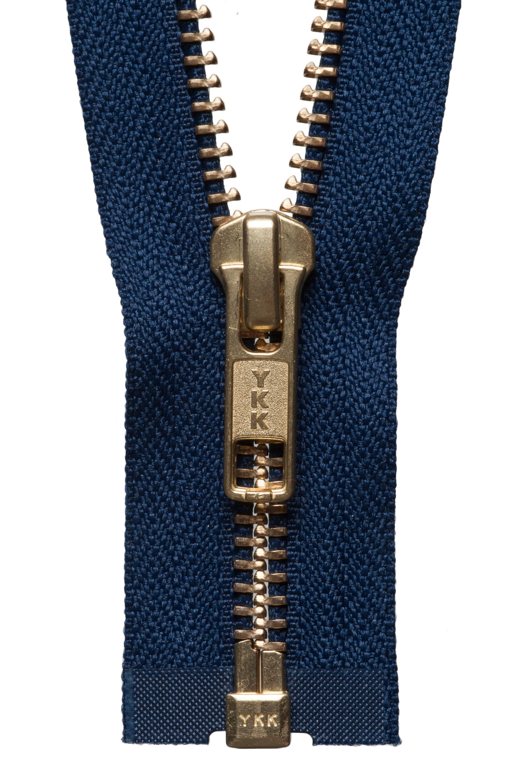 ykkap様 YKK Brass Metal Open End Zip: 66cm | Fabriques