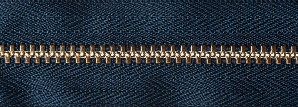 YKK Brass Jeans Zip: 10cm