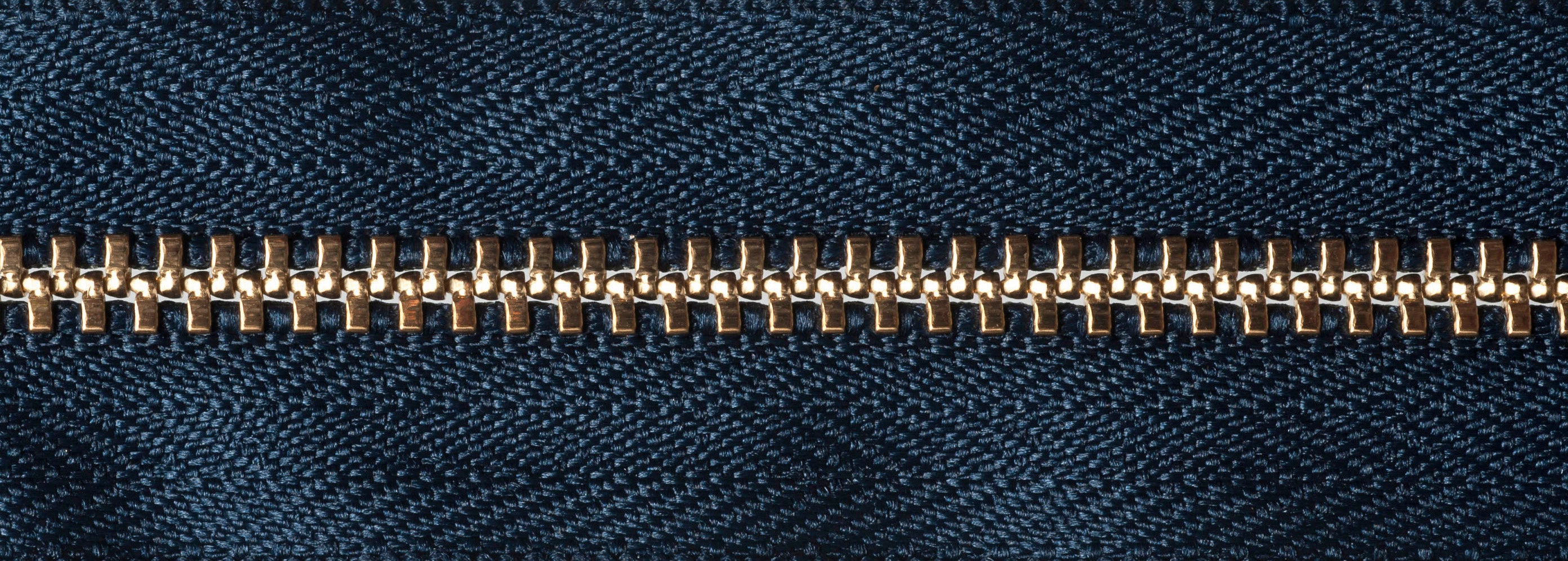 Cremallera de latón para jeans YKK: 10 cm