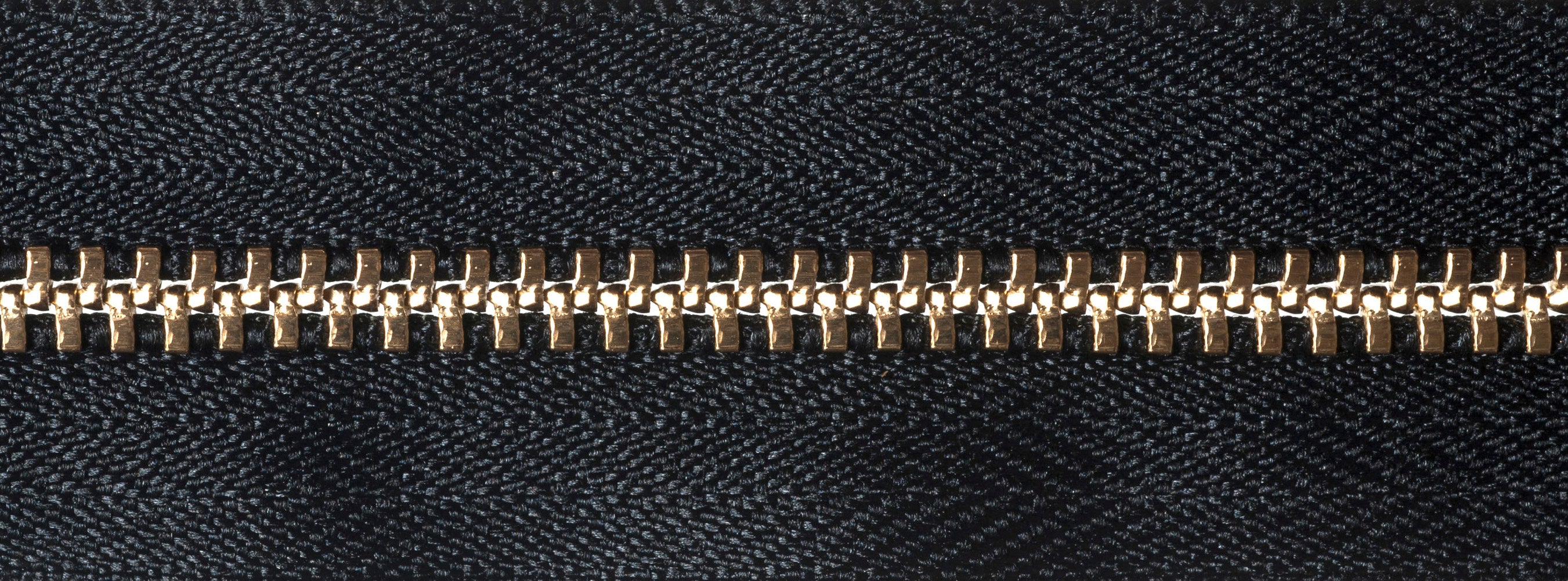 YKK Brass Jeans Zip: 10cm