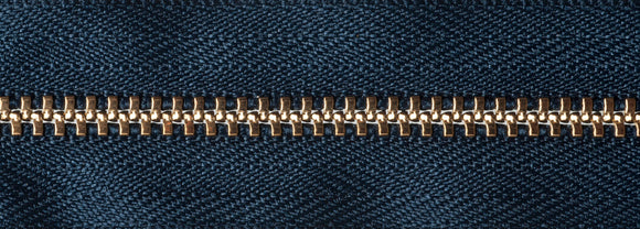 Cremallera de latón para jeans YKK: 15 cm