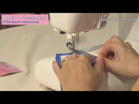 Hemline Interfacing: Sew-In: 1m x 1m: Medium-Firm Weight: White - 0